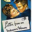 Films, March 28, 2019, 03/28/2019, Letter from an Unknown Woman (1948): Romantic Drama Based On A Novella By Stefan Zweig