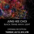 Opening Receptions, July 25, 2019, 07/25/2019, Jung Hee Choi: Black: Trans: Maya: Light