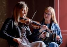Concerts, July 19, 2020, 07/19/2020, Traditional Irish Tunes: Fiddle and Concertina (Accordion)