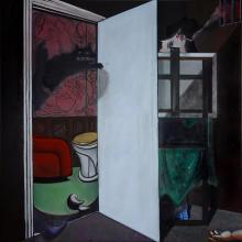 Opening Receptions, August 07, 2021, 08/07/2021, Bushman's Poetry, Starman's Prank: Going for It on Canvas