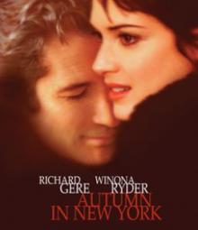 Films, October 09, 2021, 10/09/2021, Autumn In New York (2000): Classic Romantic Drama with&nbsp;Richard Gere, Winona Ryder (virtual, streaming for 24 hours)