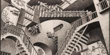 Gallery Talks, October 28, 2021, 10/28/2021, M.C. Escher: Prints, Drawings, Watercolors and Textiles (online)