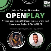 Open Mikes, November 02, 2021, 11/02/2021, Open Play Open Mic (online)