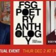 Poetry Readings, December 02, 2021, 12/02/2021, The FSG Poetry Anthology: Past and Present Verse (online)