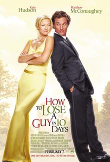 Films, January 29, 2022, 01/29/2022, !!!CANCELLED!!! How to Lose a Guy in 10 Days (2003): Kate Hudson And Matthew McConaughey !!!CANCELLED!!!