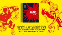 Book Discussions, January 27, 2022, 01/27/2022, Marvel by Design: The Influence of Comic Book Culture (online)