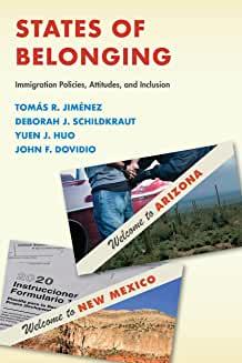Book Discussions, March 07, 2022, 03/07/2022, States of Belonging: Immigration Policies, Attitudes, and Inclusion (online)