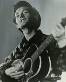 Gallery Talks, March 18, 2022, 03/18/2022, Woody Guthrie: People Are The Song: Exhibition Tour (online)