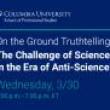 Discussions, March 30, 2022, 03/30/2022, Science Journalism in the Time of COVID-19 (online)