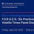 Book Discussions, April 29, 2022, 04/29/2022, **POSTPONED** F.O.R.G.E.D.: Six Practices of Great Leaders in Volatile Times **POSTPONED**