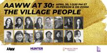 Readings, April 30, 2022, 04/30/2022, AAWW at 30: The Village People (in-person and online)
