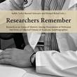 Book Discussions, September 06, 2022, 09/06/2022, Researchers Remember: Research as an Arena of Memory Among Descendants of Holocaust Survivors, a Collected Volume of Academic Autobiographies (online)