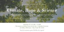 Discussions, September 23, 2022, 09/23/2022, Climate, Hope, and Science: Shifting Paradigms