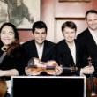 Concerts, December 11, 2022, 12/11/2022, String Quartet Performs Works by Debussy and Caplet Accompanied by Harp