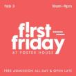 Festivals, March 03, 2023, 03/03/2023, First Friday: Exhibitions, Tours, Workshops, Performances