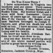 Lectures, February 21, 2023, 02/21/2023, Newspaper Ads Documenting the Search for Families During the Slave Trade