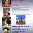 Poetry Readings, March 05, 2023, 03/05/2023, Two Pairs of Siblings Share Poems
