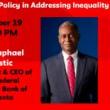 Lectures, October 19, 2023, 10/19/2023, The Role of Policy in Addressing Inequality