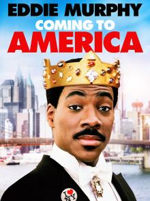 Films, February 13, 2024, 02/13/2024, Coming to America (1988) with&nbsp;Eddie Murphy, Arsenio Hall, and James Earl Jones