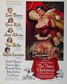 Films, March 28, 2024, 03/28/2024, The Three Musketeers (1948) with Gene Kelly, Vincent Price, and Angela Lansbury