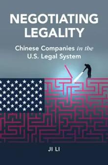 Book Discussions, May 04, 2024, 05/04/2024, Negotiating Legality: Chinese Companies in the US Legal System