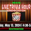 Others, May 14, 2024, 05/14/2024, Live Trivia Hour: Cinema Edition
