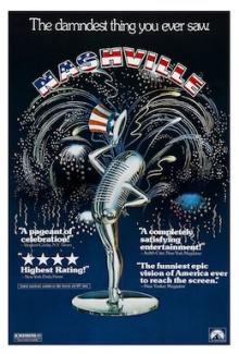 Films, April 19, 2025, 04/19/2025, Nashville (1975): Oscar-Winning Musical Comedy Drama