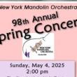 Concerts, May 04, 2025, 05/04/2025, String Orchestra Works by J.S. Bach, Dvorak, Vivaldi, and More for Special Springtime Performance