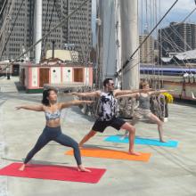 Workshops, August 17, 2025, 08/17/2025, Take Vinyasa Yoga Class Aboard a Historical Ship