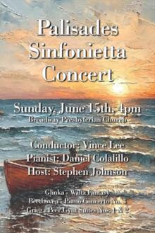 Concerts, June 15, 2025, 06/15/2025, Sinfonietta Works by Beethoven, Grieg, and More