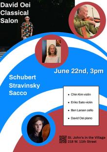 Concerts, June 22, 2025, 06/22/2025, Chamber Music by Schubert, Stravinsky, Beethoven, and More