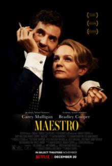 Movie in a Parks, August 22, 2025, 08/22/2025, Maestro (2023) on the Plaza: Romantic Biopic with Bradley Cooper & Carey Mulligan