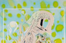 Opening Receptions, July 10, 2025, 07/10/2025, Figurative Marble Dust and Oil Stain Paintings