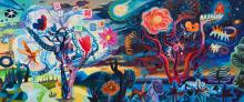 Opening Receptions, September 04, 2025, 09/04/2025, Cosmic Chatter: Paintings, Collages, and Sculpture