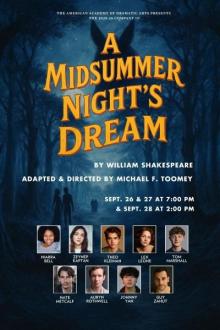 Plays, September 27, 2025, 09/27/2025, Shakespeare's A Midsummer Night's Dream: Classic Comedy Fantasy