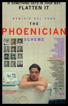 Films, October 06, 2025, 10/06/2025, Wes Anderson's The Phoenician Scheme (2025): Espionage Black Comedy with Notable Ensemble Cast