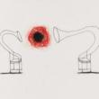 Open Studioss, October 02, 2025, 10/02/2025, Thread Drawings and Felt Cutouts: Minimalistically Freezing Snippets of Dynamics