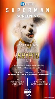Movie in a Parks, September 30, 2025, 09/30/2025, Superman for Pups: Dog-Friendly Screening
