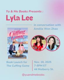 Author Readings, November 18, 2025, 11/18/2025, Book Launch: Lyla Lee Shares Her New YA Book, The Cuffing Game