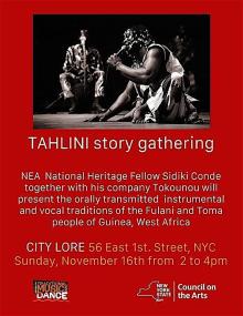 Concerts, November 16, 2025, 11/16/2025, West African Music and Oral Traditions&nbsp;