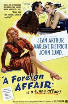 Films, December 15, 2025, 12/15/2025, A Foreign Affair (1948): Romantic Comedy-Drama Directed by Billy Wilder