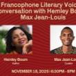 Discussions, November 18, 2025, 11/18/2025, Storytelling, Identity, and Cultural Memory: A Francophone Conversation (In Person AND Online!)