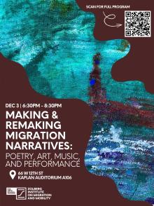 Performances, December 03, 2025, 12/03/2025, How Poetry, Art, Music, & Performance Shape the Narrative of Immigration