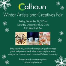 Fairs, December 13, 2025, 12/13/2025, Winter Artists & Creative Crafts