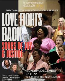 Concerts, December 14, 2025, 12/14/2025, Holiday Songs for Community and Justice