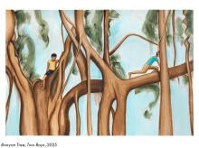 Opening Receptions, January 13, 2026, 01/13/2026, Paintings of Childhood and Spiritual Landscapes