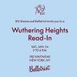 Readings, January 24, 2026, 01/24/2026, Group Reading Meet-up:&nbsp;Wuthering Heights by Emily Bronte