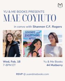 Discussions, February 18, 2026, 02/18/2026, Award-Winning Author Shares Her New Young Adult Novel,&nbsp;Goodbye and Everything After