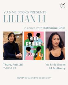 Book Discussions, February 26, 2026, 02/26/2026, Prize-Winning Author Shares Her New Novel,&nbsp;Bad Asians&nbsp;