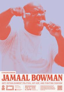 Discussions, February 18, 2026, 02/18/2026, Art, Politics, Hip Hop, & Activism Talk with Congressman Jamaal Bowman